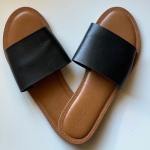 Black Strap Sandals